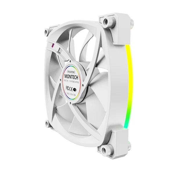 Montech RX120 PWM ARGB White Cabinet Fan Single – TechCure India
