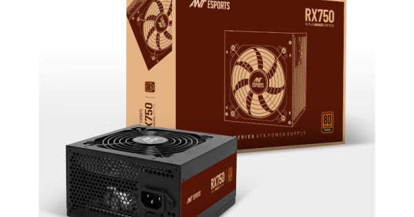 Ant Esports RX750 - 80 Plus Bronze Certified 750 Watt Non-Modular Power Supply – TechCure India