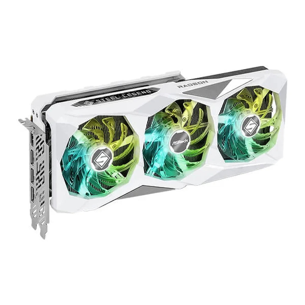 ASROCK Radeon RX 7900 GRE Steel Legend OC 16GB AMD Graphic Card - 5