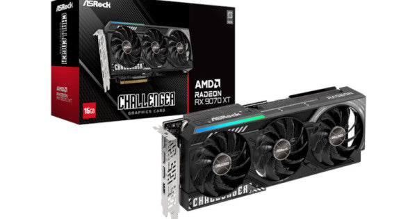 ASRock AMD Radeon RX 9070 XT Challenger 16GB GDDR6 – TechCure India