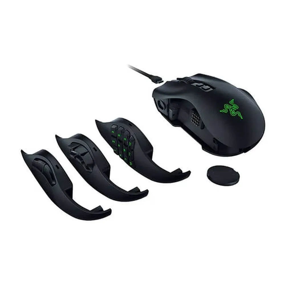 RAZER NAGA V2 Pro Wireless Ergonomic Gaming Mouse (RZ01-04400100-R3A1) (30000DPI/20 Macro Button) (Black) - 3