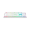 RAZER DeathStalker V2 Pro RGB Full Size Wireless + Bluetooth Low Profile Gaming Keyboard (White) (Clicky Optical Purple Switch) - 2