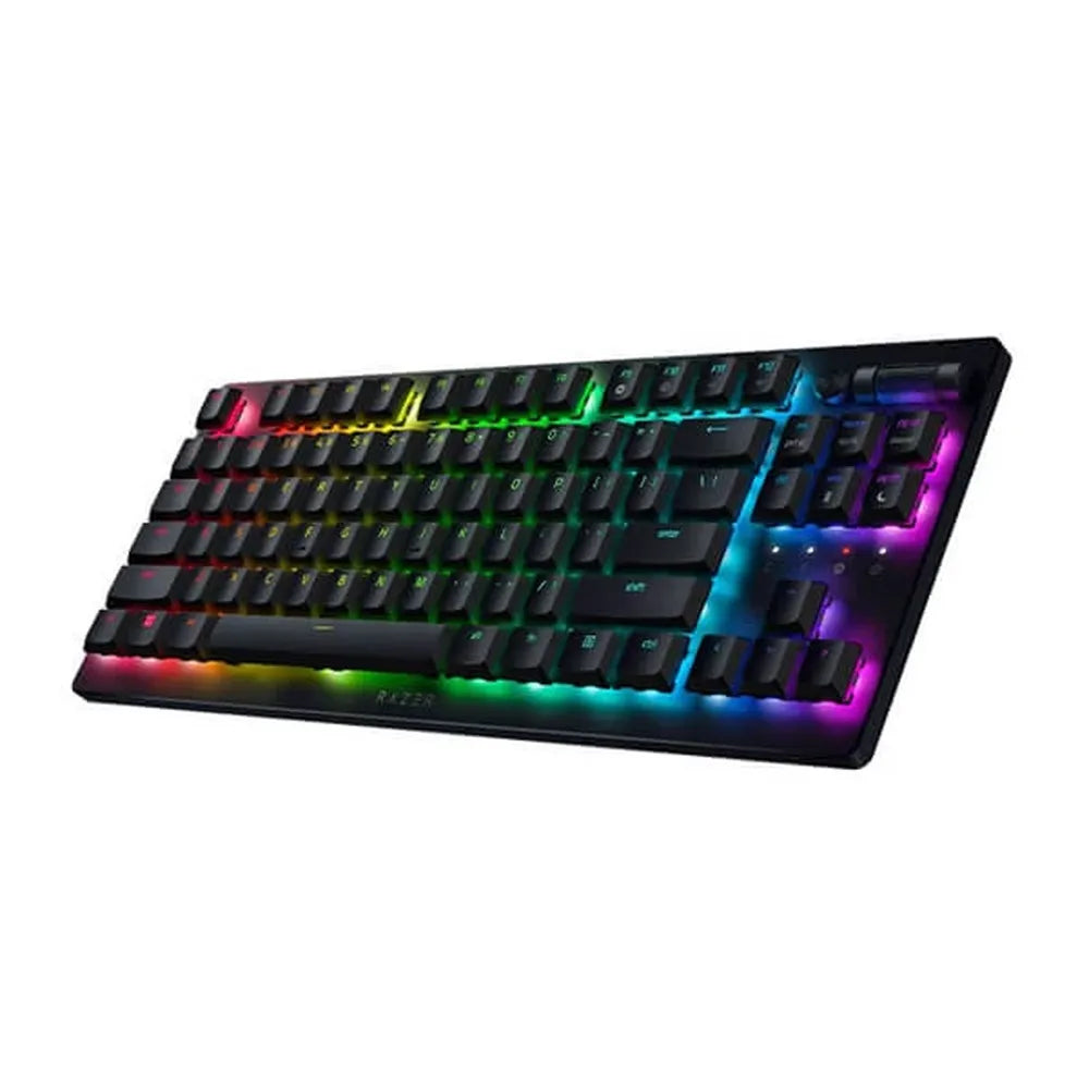 RAZER DeathStalker V2 Pro RGB Tenkeyless Wireless + Bluetooth Gaming Keyboard ( Linear Optical Red Switch ) - 2