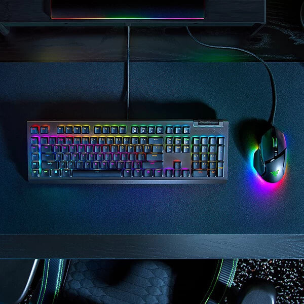 RAZER BlackWidow V4 X RGB Full Size Mechanical Wired Gaming keyboard ( Clicky Green Switch ) - 5