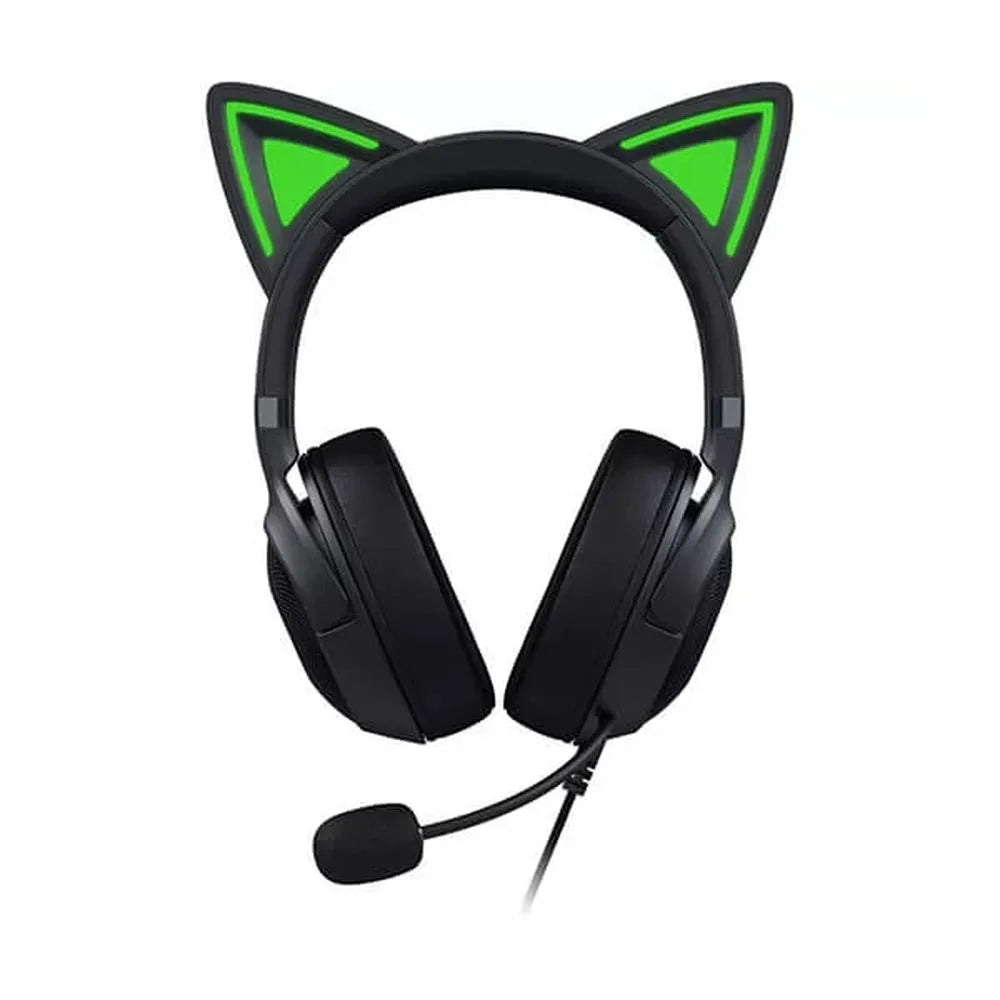 RAZER kraken Kitty V2 RGB Wired 7.1 Surround Gaming Headphone ( Black ) ( PC / PS5 / Xbox ) - 2