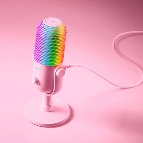 RAZER SEIREN V3 CHROMA - RGB USB MIC - QUARTZ EDITION RZ19-05060300-R3M1 – TechCure India