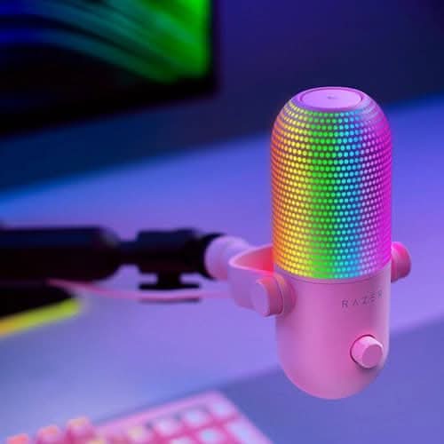 RAZER SEIREN V3 CHROMA - RGB USB MIC - QUARTZ EDITION RZ19-05060300-R3M1 – TechCure India