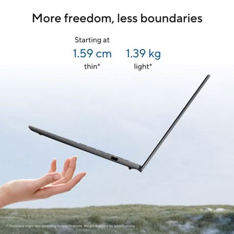 ASUS Vivobook S14 S3407CA-LY057WS, Ultra 5 225H, 16GB, 512GB SSD, Intel Graphics, 14 inch WUXGA, Windows 11 Home, Office Home 2024, M365 Basic,1 Year, Silver – TechCure India