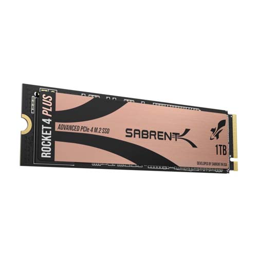Sabrent 1TB Rocket 4 PLUS NVMe 4.0 Gen4 PCIe M.2 Internal SSD SB-RKT4P-1TB – TechCure India