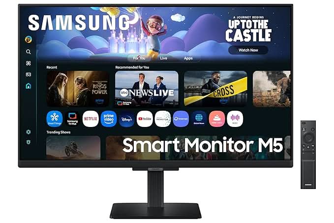 Samsung 27 Inch FHD M5 Smart Monitor with Smart TV Experience – TechCure India