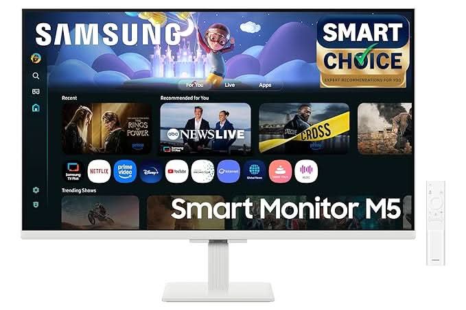 Samsung 32 Inch FHD M5 Smart Monitor with Smart TV Experience LS32FM501EWXXL – TechCure India