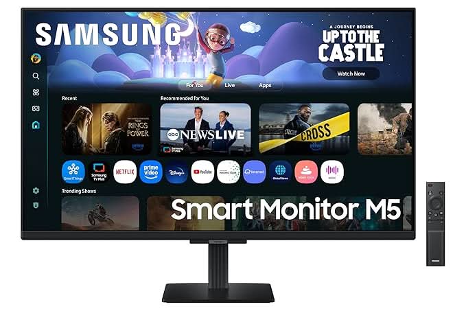Samsung 32 Inch FHD M5 Smart Monitor with Smart TV Experience – TechCure India
