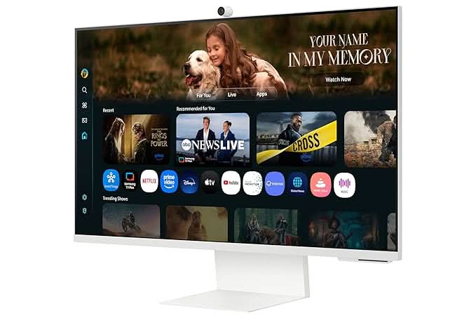 Samsung 32 Inch UHD 4K M8 Vision AI Smart Monitor LS32FM801UWXXL – 4K (3,840 x 2,160) – TechCure India