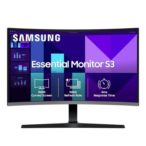 Samsung Essential S3 32 Inch 100Hz 1920 x 1080 Resolution 4ms Response Time VA Panel Gaming Monitors LS32D390GAWXXL – TechCure India