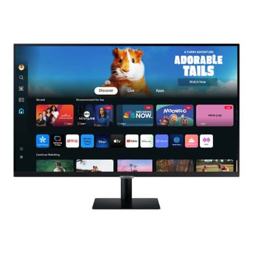 Samsung M5 32 Inch 60Hz 1920 x 1080 Resolution 4ms Response Time VA Panel Smart Gaming Monitors LS32DM500EWXXL – TechCure India