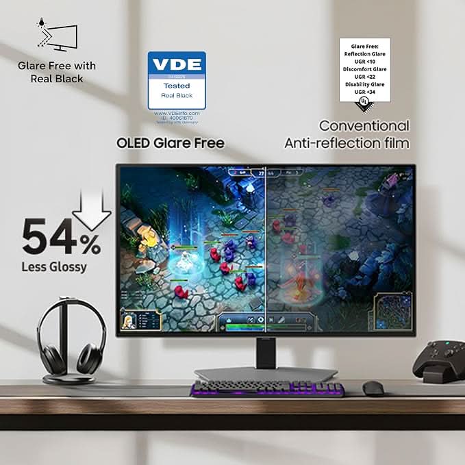 Samsung Odyssey LS32HG800 32 Inch OLED G8 Gaming Monitor Model LS32HG800SW – 4K (3840 x 2160) – TechCure India