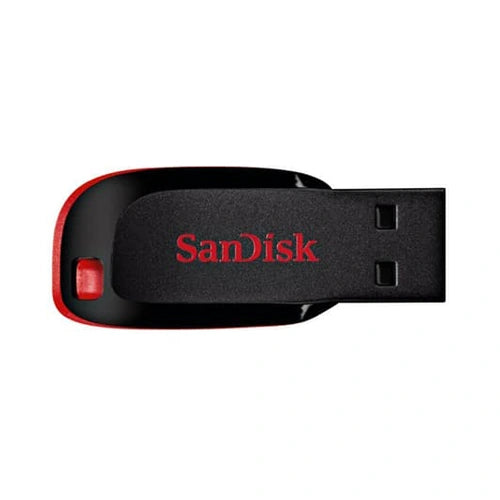 SanDisk Cruzer Blade 64GB USB 2.0 Red Pen Drive – TechCure India