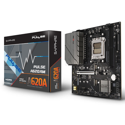 Sapphire PULSE A620AM AMD Motherboard 52118-03-40G – TechCure India