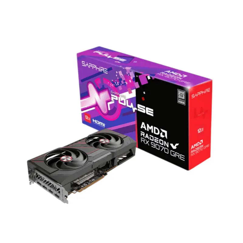 Sapphire Pulse AMD Radeon RX 9070 GRE OC 12GB GDDR6 Graphics Card (11354-01-20G) – TechCure India