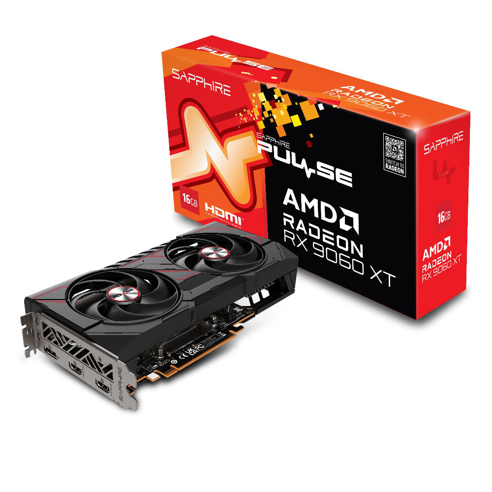 SAPPHIRE Radeon Pulse RX 9060 XT OC 16GB AMD Graphic Card – TechCure India