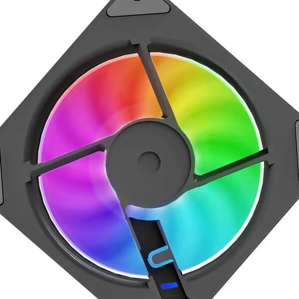 ANT ESPORTS Sciflow ARGB Cabinet Fan (Triple Pack) ( Black ) – TechCure India