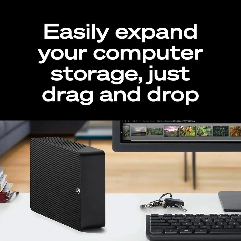 Seagate Expansion 12TB External Desktop Hard Drive – TechCure India