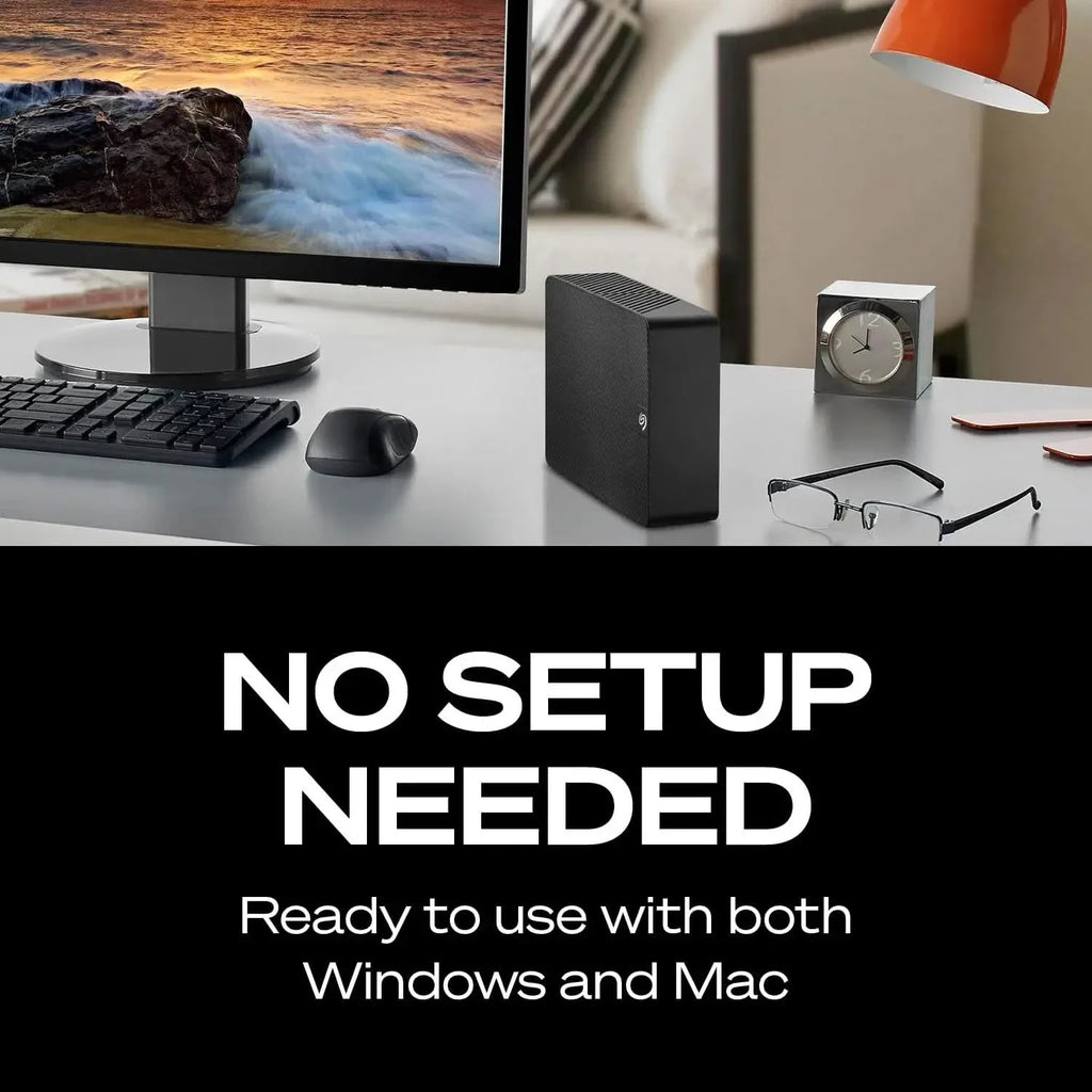 Seagate Expansion 12TB External Desktop Hard Drive – TechCure India