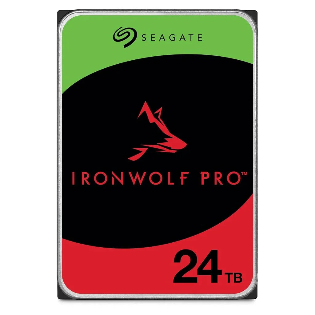 Seagate IronWolf Pro 24TB NAS 7200 RPM SATA CMR 512MB Cache Enterprise Internal HDD (ST24000NT002) – TechCure India