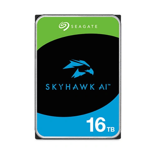 Seagate Skyhawk AI 16TB 7200 RPM Surveillance Hard Drive – Model ST16000VE004 – TechCure India