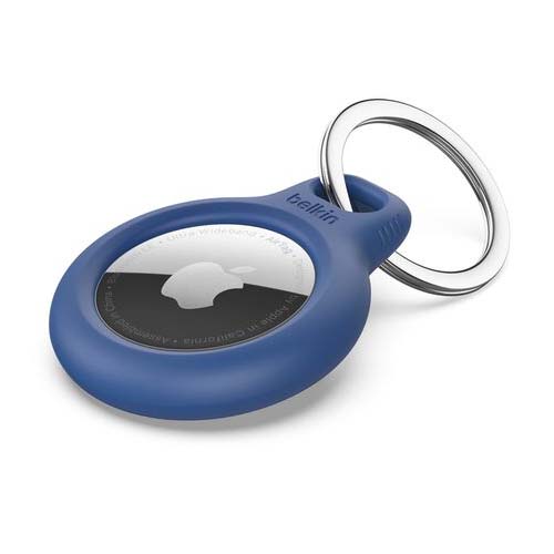 Secure Holder with Key Ring for AirTag F8W973btBLU – TechCure India