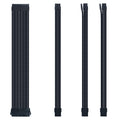 Sensei Mods Custom Sleeved Cables Extension – Asphalt Black – TechCure India