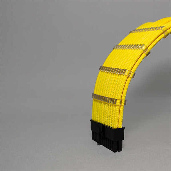 Sensei Mods Custom Sleeved Cables Extension – Bumblebee Yellow – TechCure India