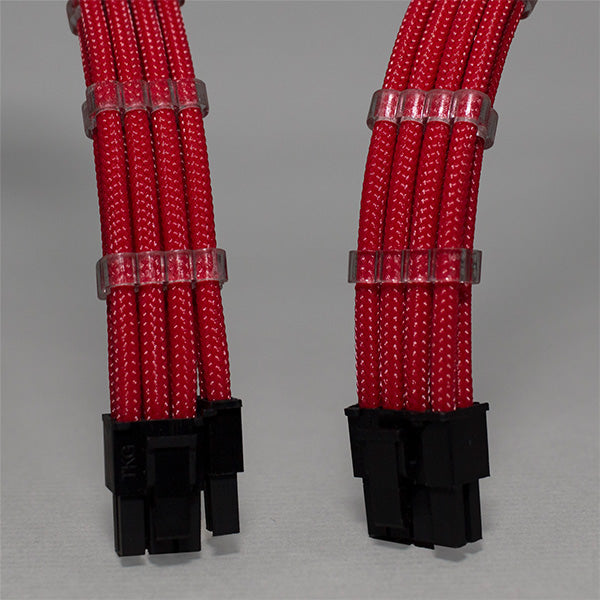 Sensei Mods Custom Sleeved Cables Extension – Code Red – TechCure India
