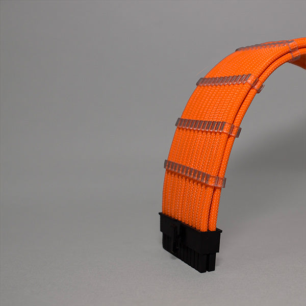 Sensei Mods Custom Sleeved Cables Extension – Oxide Orange – TechCure India