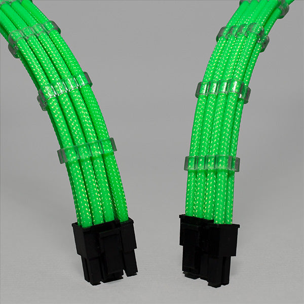 Sensei Mods Custom Sleeved Cables Extension – Radioactive Green – TechCure India