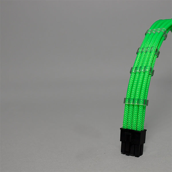 Sensei Mods Custom Sleeved Cables Extension – Radioactive Green – TechCure India