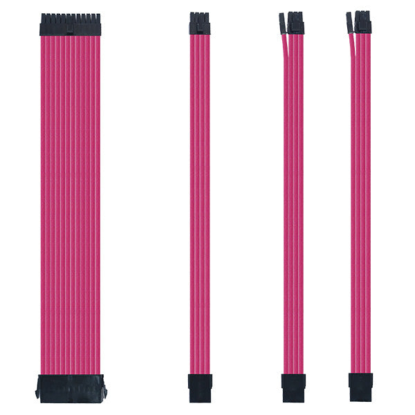 Sensei Mods Custom Sleeved Cables Extension – Ultra Pink – TechCure India