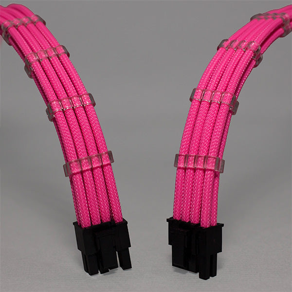 Sensei Mods Custom Sleeved Cables Extension – Ultra Pink – TechCure India