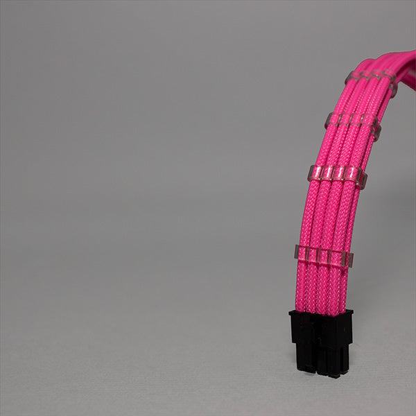 Sensei Mods Custom Sleeved Cables Extension – Ultra Pink – TechCure India