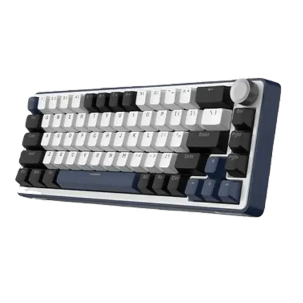 KARNAGE Sentinel 65% Wired Mechanical RGB Wireless Gaming Keyboard ( White / Blue ) ( Red Switches ) ( EVM-WDK-513-WB ) – TechCure India