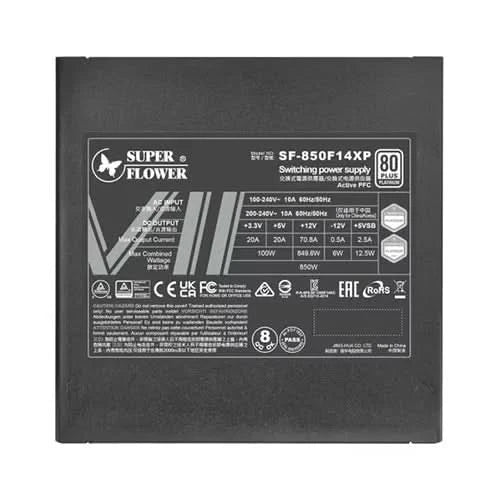 Super Flower Leadex VII 850W Platinum Pro ATX 3.1 Fully Modular Power Supply – TechCure India