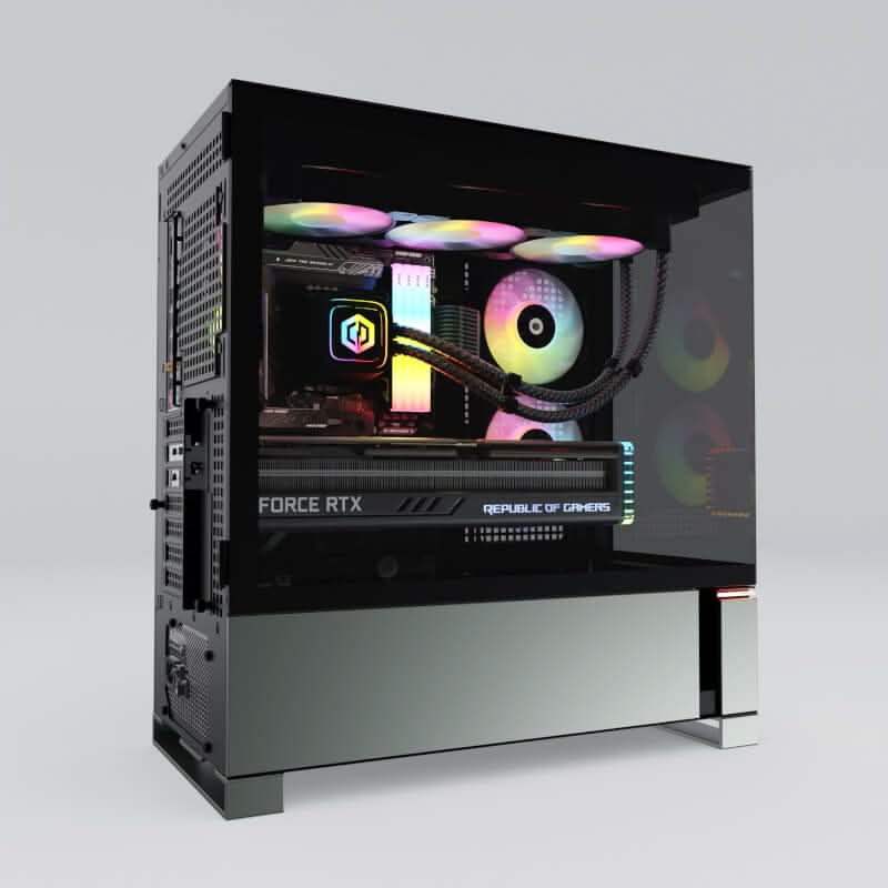 CyberPowerPC Vista 550, AMD Ryzen 5 9600X, 16GB DDR5 5600MHz, 1TB NVMe M.2 SSD, GeForce RTX 5060 8GB, Windows 11 Home – TechCure India