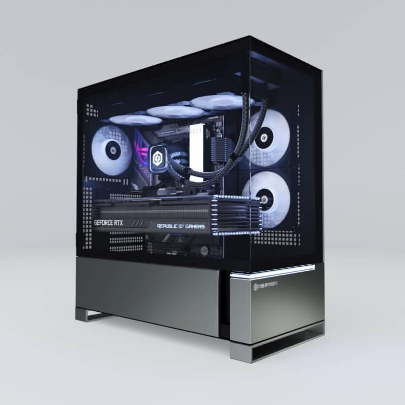CyberPowerPC Vista 550, Intel Core Ultra 5 245K, 16GB DDR5 5600MHz, 1TB NVMe M.2 SSD, GeForce RTX 5060 8GB, Windows 11 Home – TechCure India