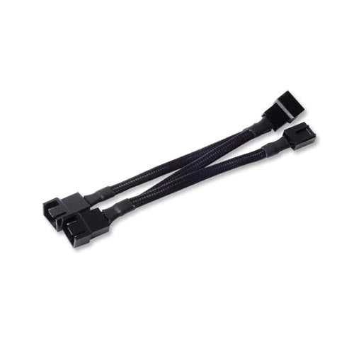 SilverStone CPF02 Sleeved PWM Fan Cable (Black) SST-CPF02 – TechCure India