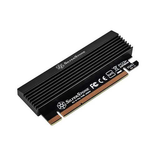 Silverstone M.2 (M Key) to PCI-E x4 Aluminum Thermal Pad Adapter SST-ECM23 – TechCure India