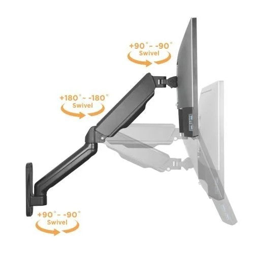 Single Monitor Wall Mount Gas Spring Monitor Stand (for 13–32″ Monitors/ 8kg capacity) — image 3