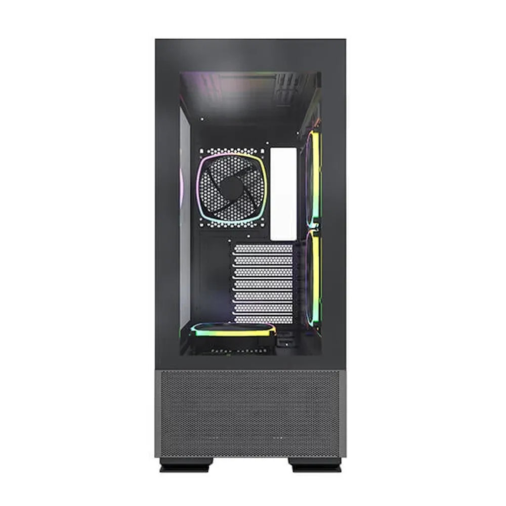MONTECH Sky Two ARGB ATX Mid Tower Cabinet (Black) - 5