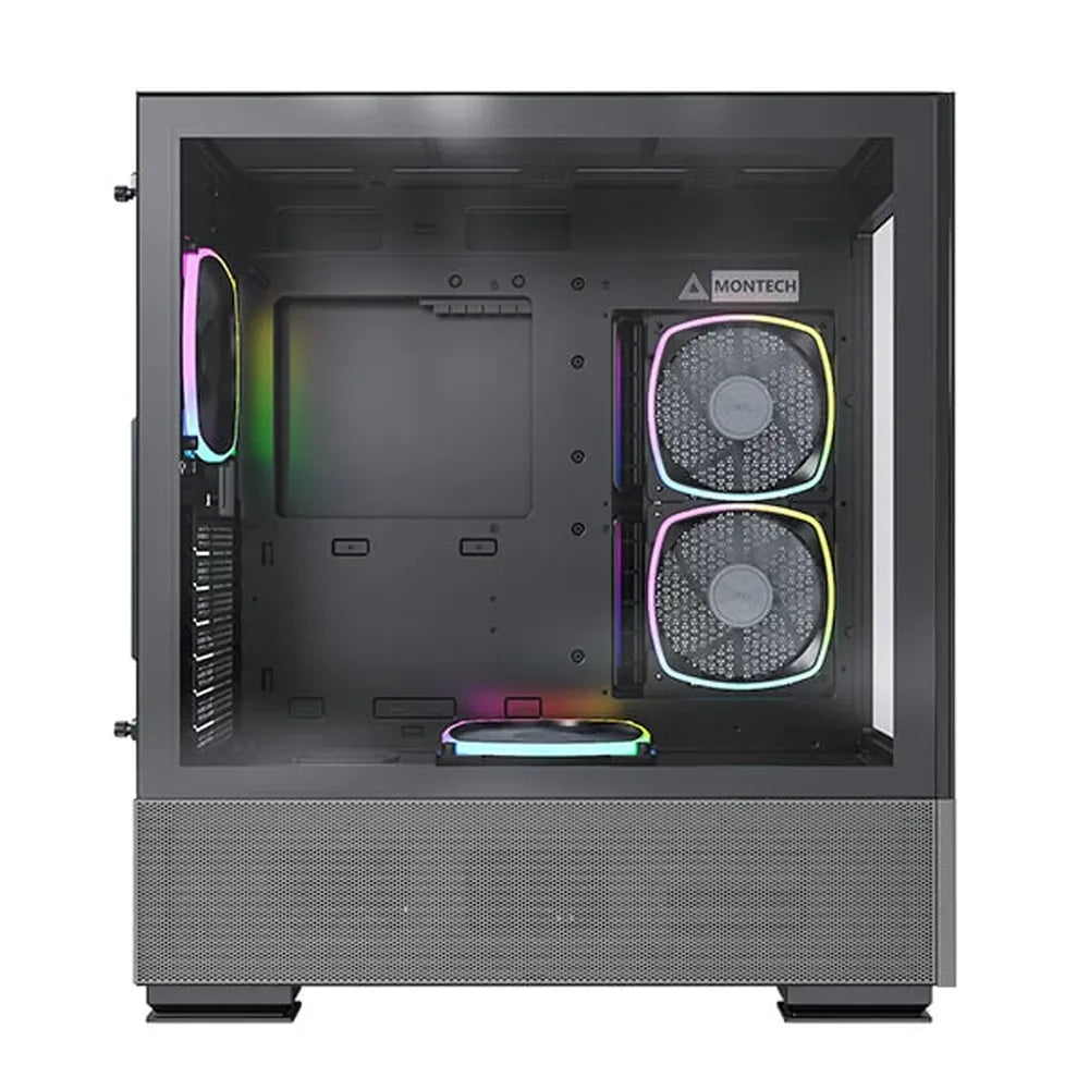 MONTECH Sky Two ARGB ATX Mid Tower Cabinet (Black) - 2