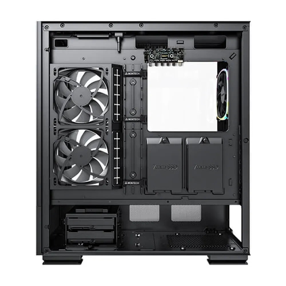 MONTECH Sky Two ARGB ATX Mid Tower Cabinet (Black) - 3