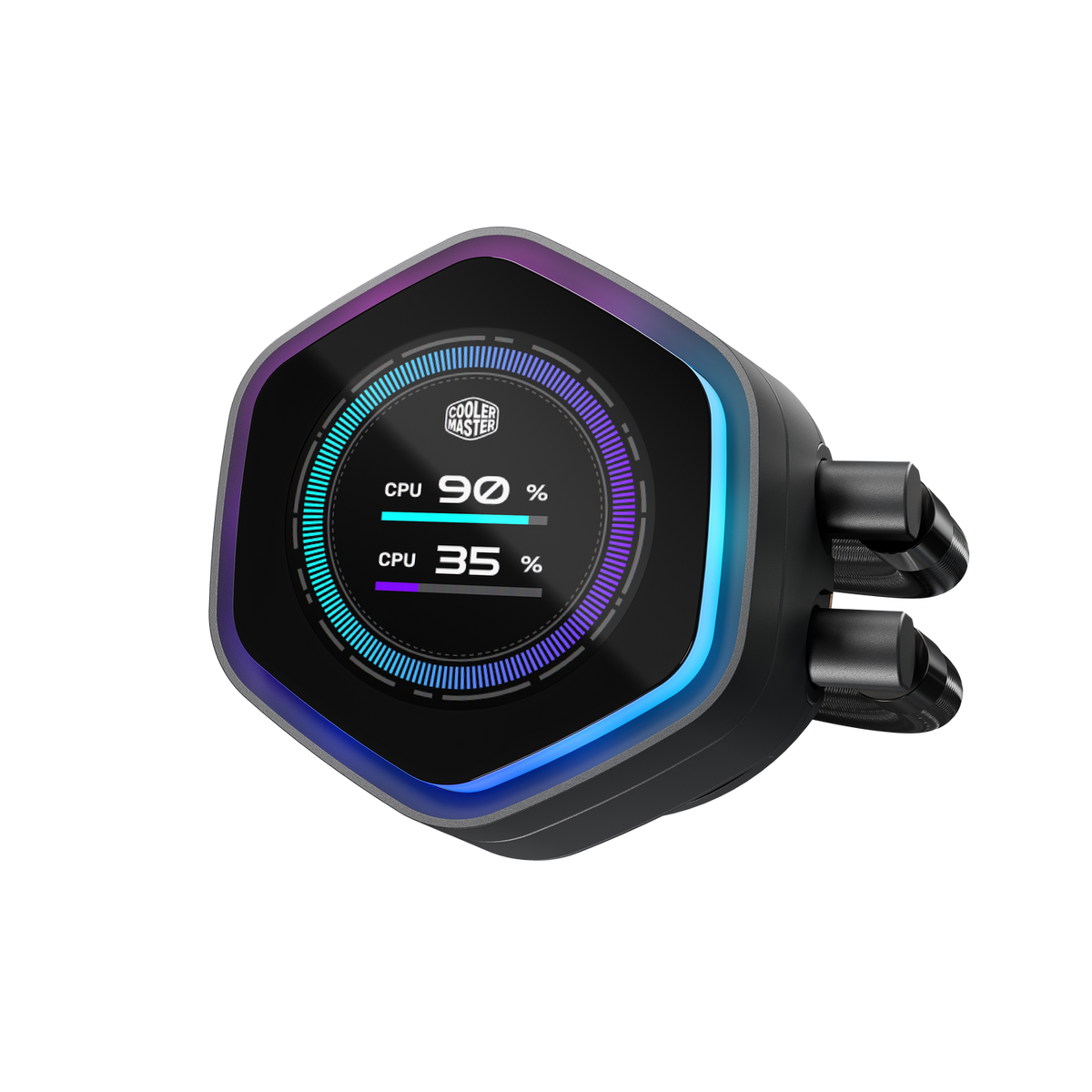 COOLER MASTER MASTERLIQUID ML360 ATMOS II LCD ARGB BLACK FAN – TechCure India